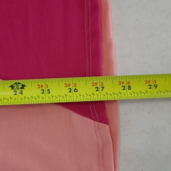 NWT BiBi Pink & Rose Colorblock Short Sleeve Top size XL - Picture 6 of 6